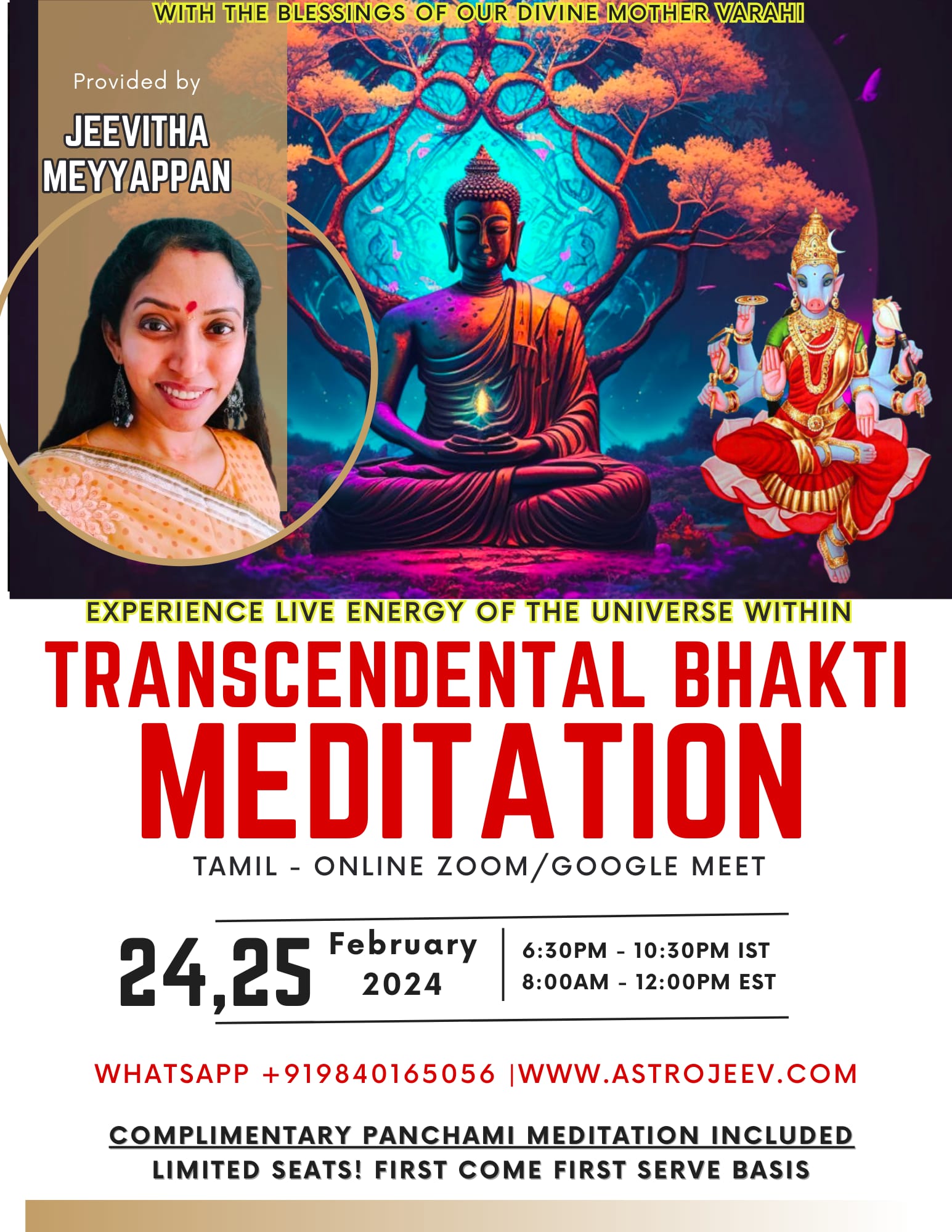 Transcendental Bhakti Meditation – Jeevitha Meyyappan